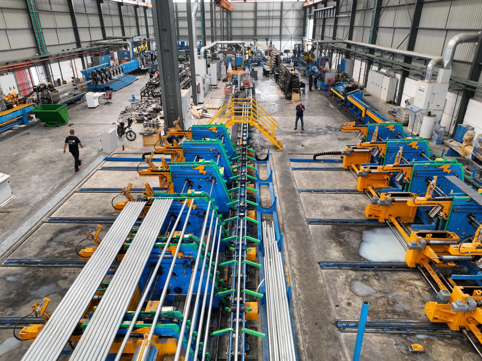 Planta de manufactura vista desde arriba